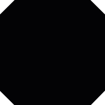 Carmen Ceramica, Eight - Black, Matt, 20x20cm, 8.00mm, Rett.