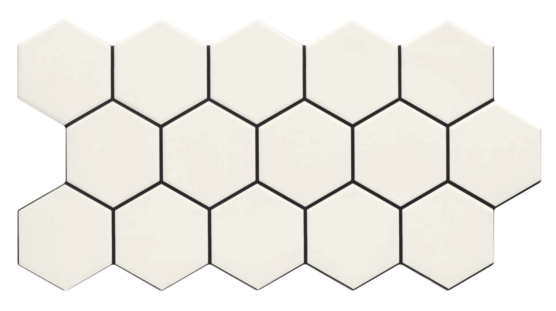 Realonda, Hex - Snow, Mate, 26.5x51cm, 10.00mm