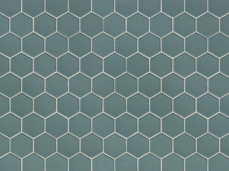 Terratinta Ceramiche, Hexa - Laurel Green, Matt, 14x15cm, 10.00mm, Rett.