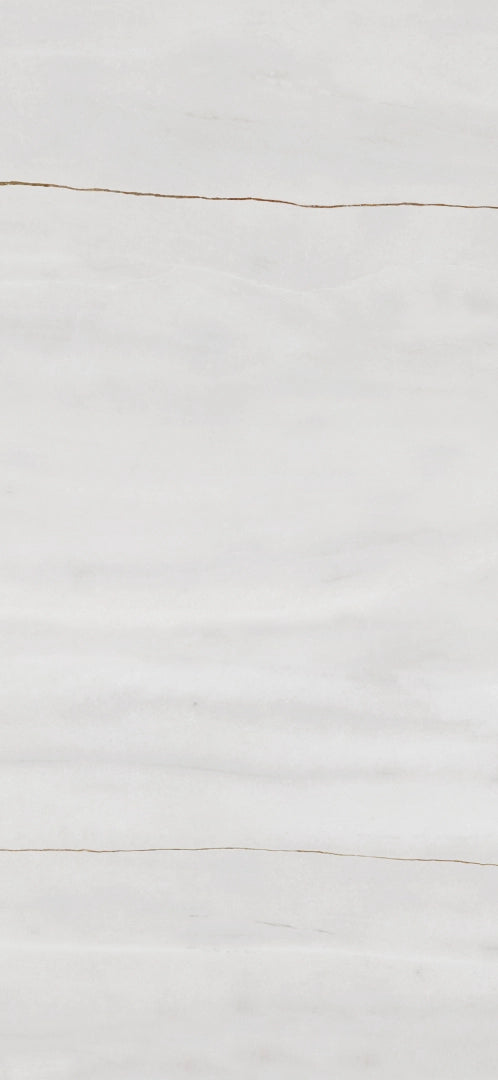 Argenta Ceramica, Massa - White, Polished, 120x260cm, 6.00mm, Rett.