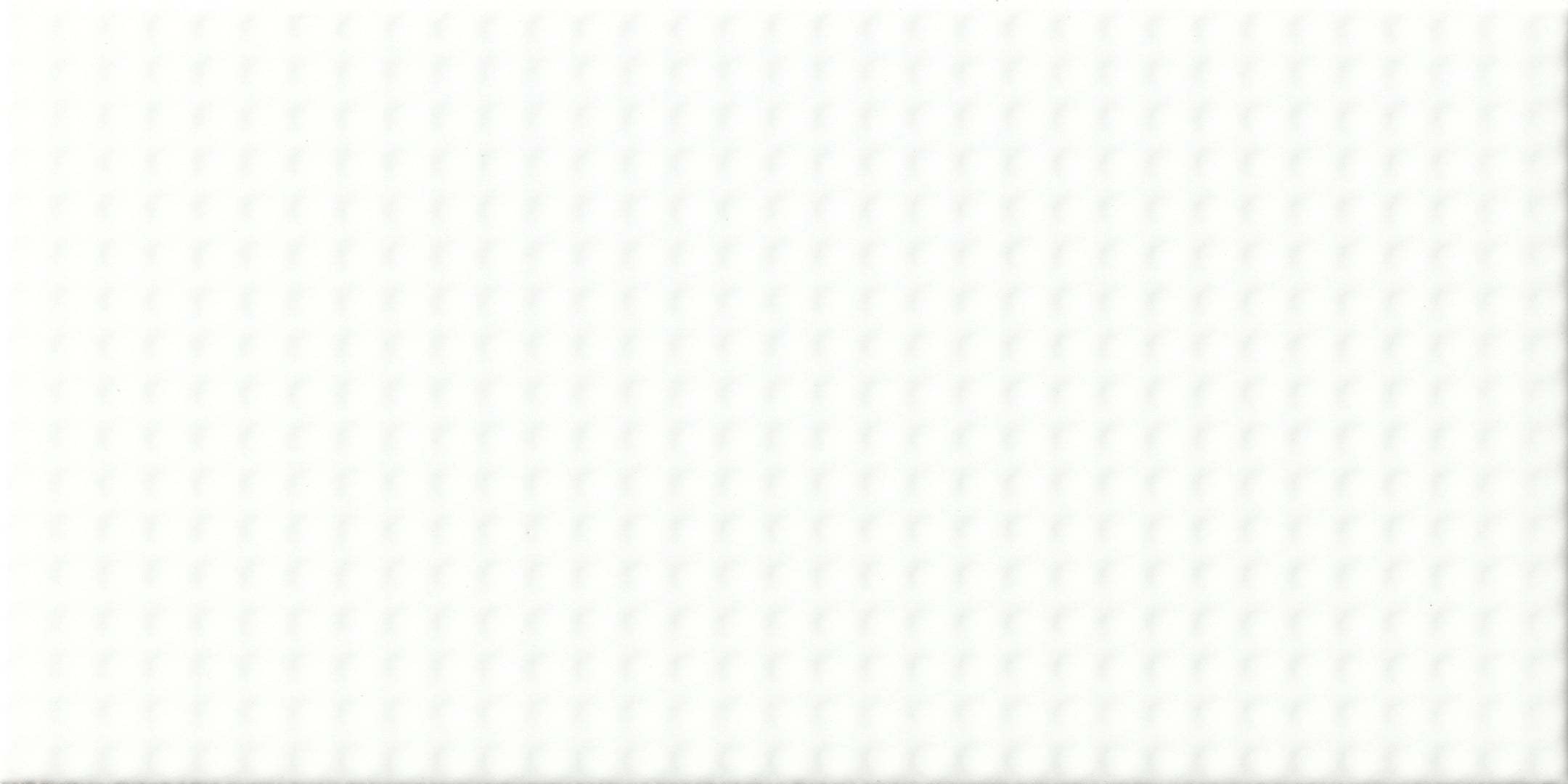 Ceramiche Settecento, Sketches - 150004 - Dots Bright White, Matt, 10x20cm, 10.00mm