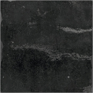 Carmen Ceramica, Souk - Black, Brillo, 13x13cm, 10.00mm, Rett.