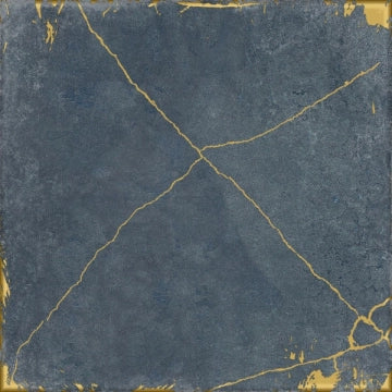 Aparici, Kintsugi - Blue, Naturale, 30.5x30.5cm, 10.00mm, Rett.