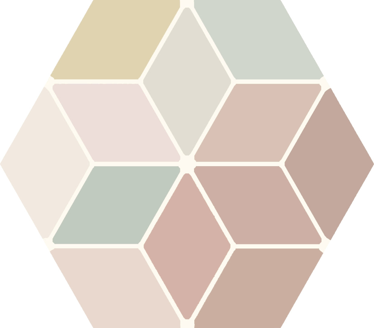 Quintessenza Ceramiche, Minima 8.6 - MIN103M - Multi Color, Matt, 17x15cm, 9.00mm