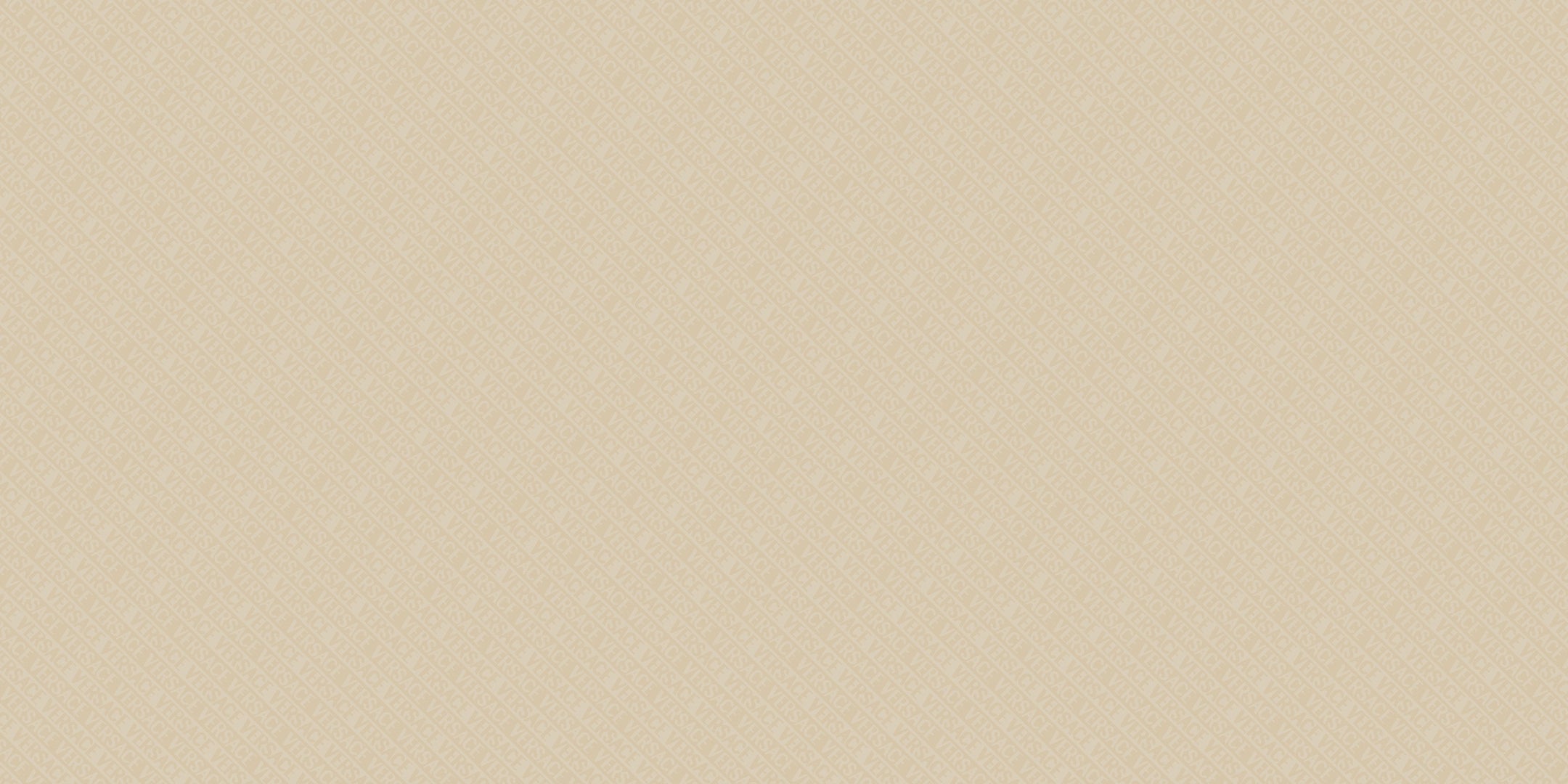 Versace Tiles, Icons - G28312 - Logo Cream, Naturale, 60x120cm, 10.00mm, Rett.