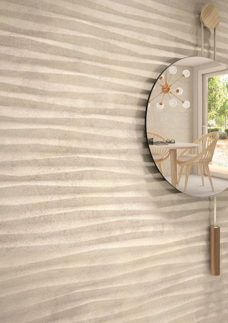 Vives Ceramica, Danxia - Crema, Naturale, 32x99cm, 11.00mm, Rett.
