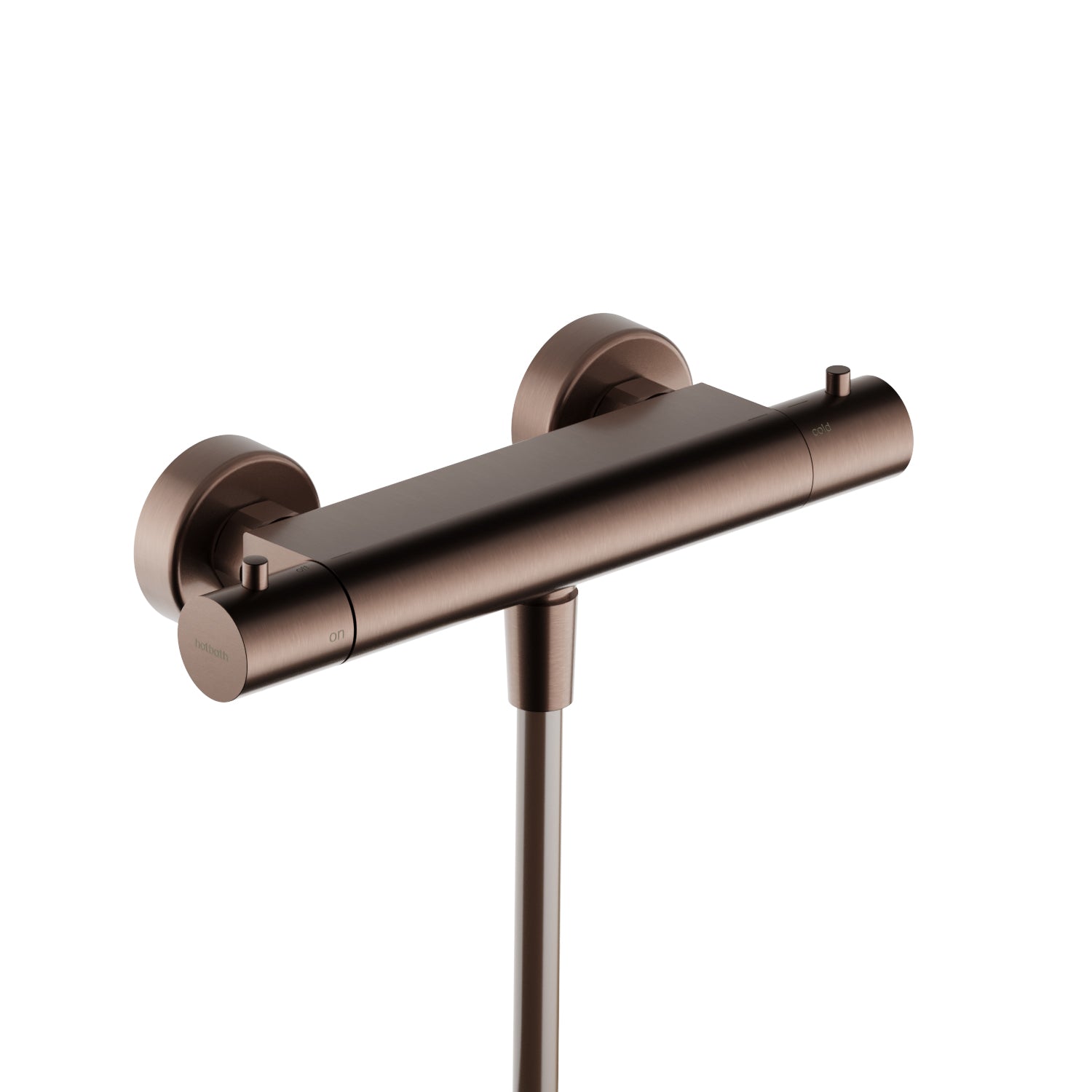 Hotbath Ace AC008 douchethermostaat - Geborsteld Koper PVD