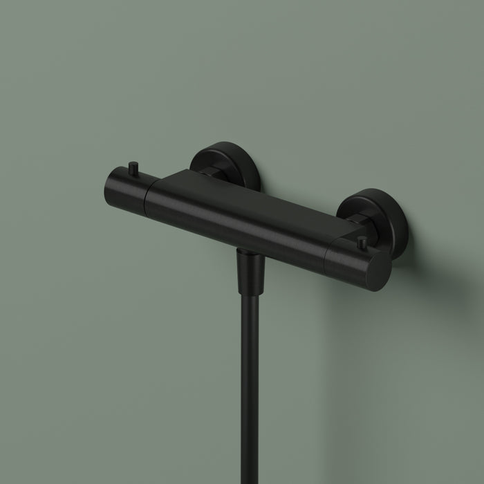 Hotbath Ace AC008 douchethermostaat - Geborsteld Zwart PVD