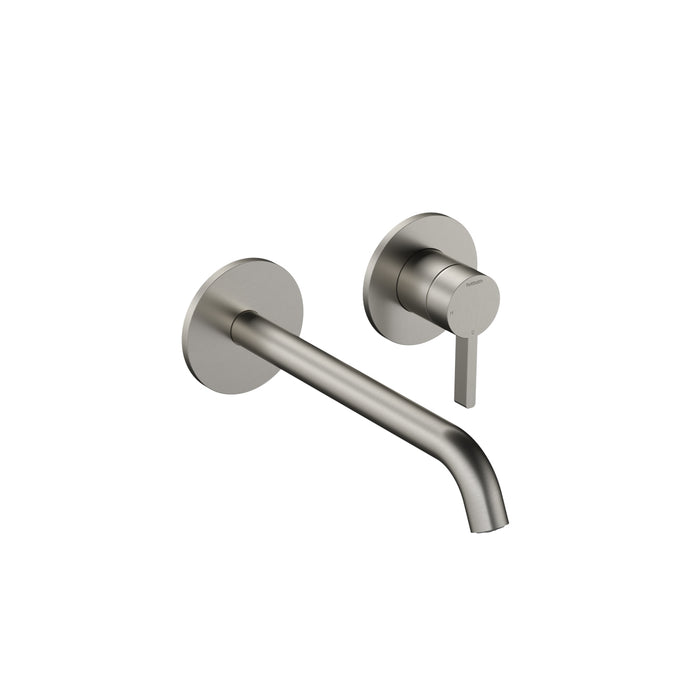 Hotbath Ace AC105EXT afbouwdeel inbouw wastafelkraan 20cm - Geborsteld Nikkel