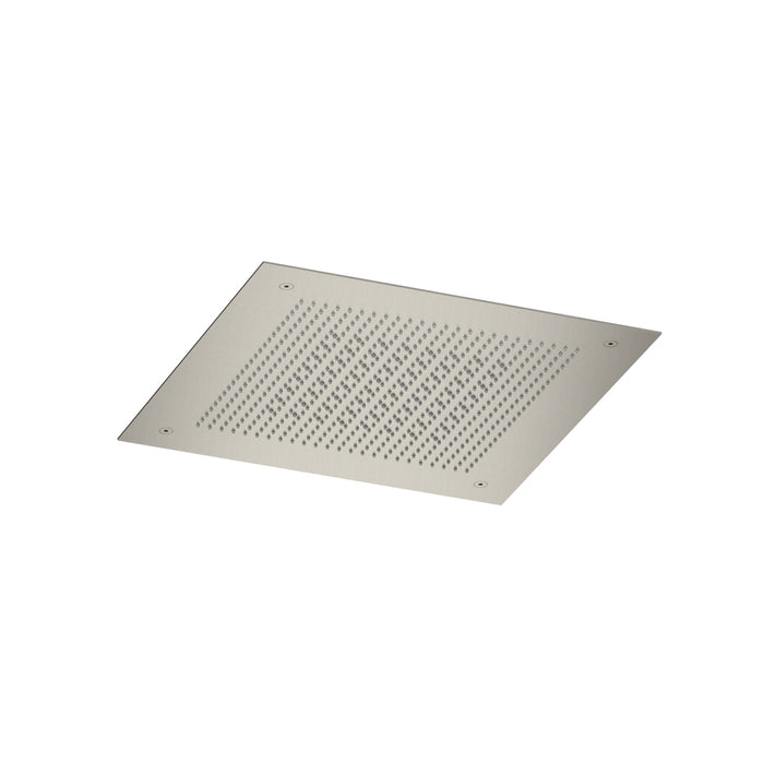 Hotbath Ace AC148 inbouw hoofddouche velvet 38x38cm 2 functies - Geborsteld Nikkel