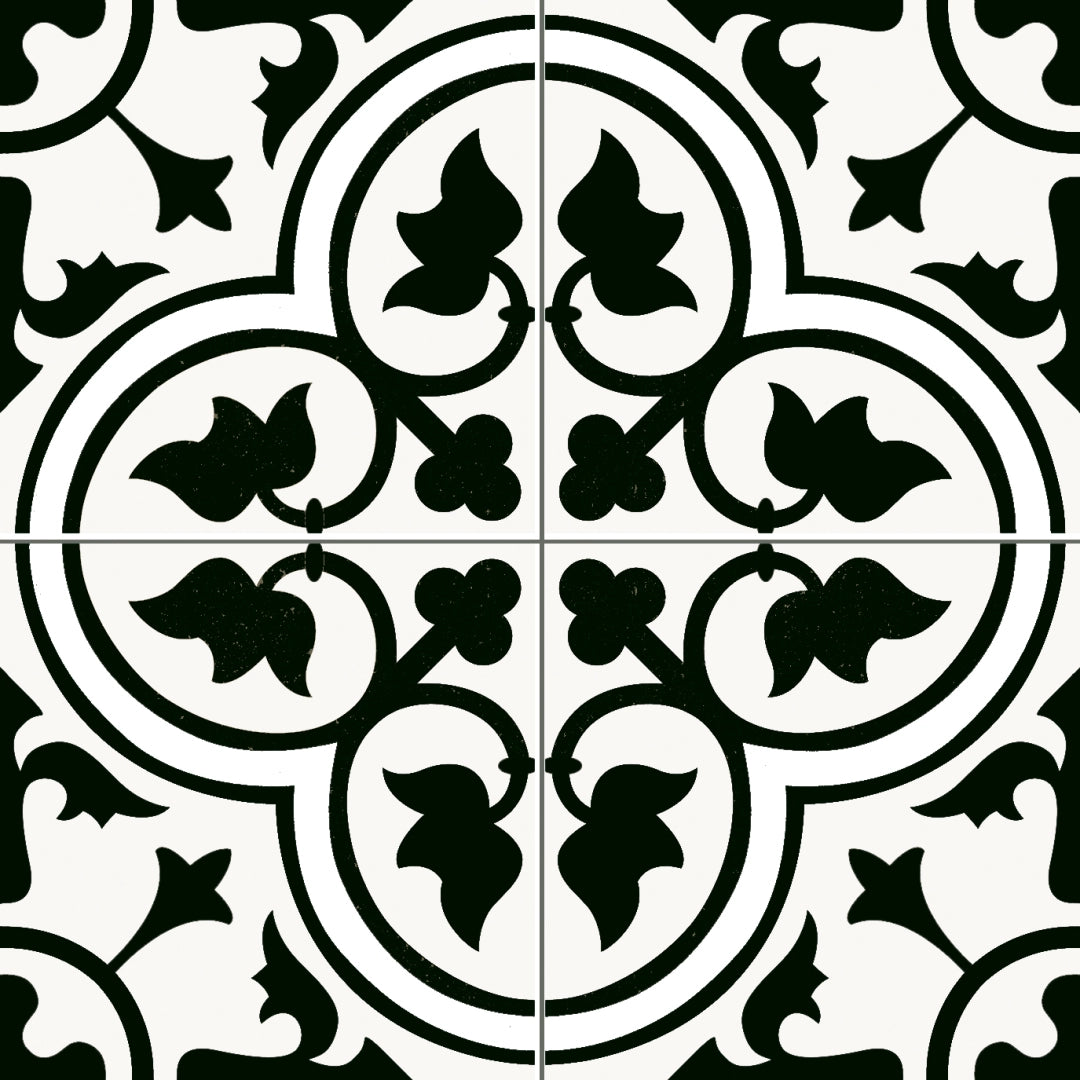 Prissmacer, Pre. Chester/pre. Circle/pre. Do - Pre. Dover Black, Matt, 45x45cm, 8.50mm, Rett.
