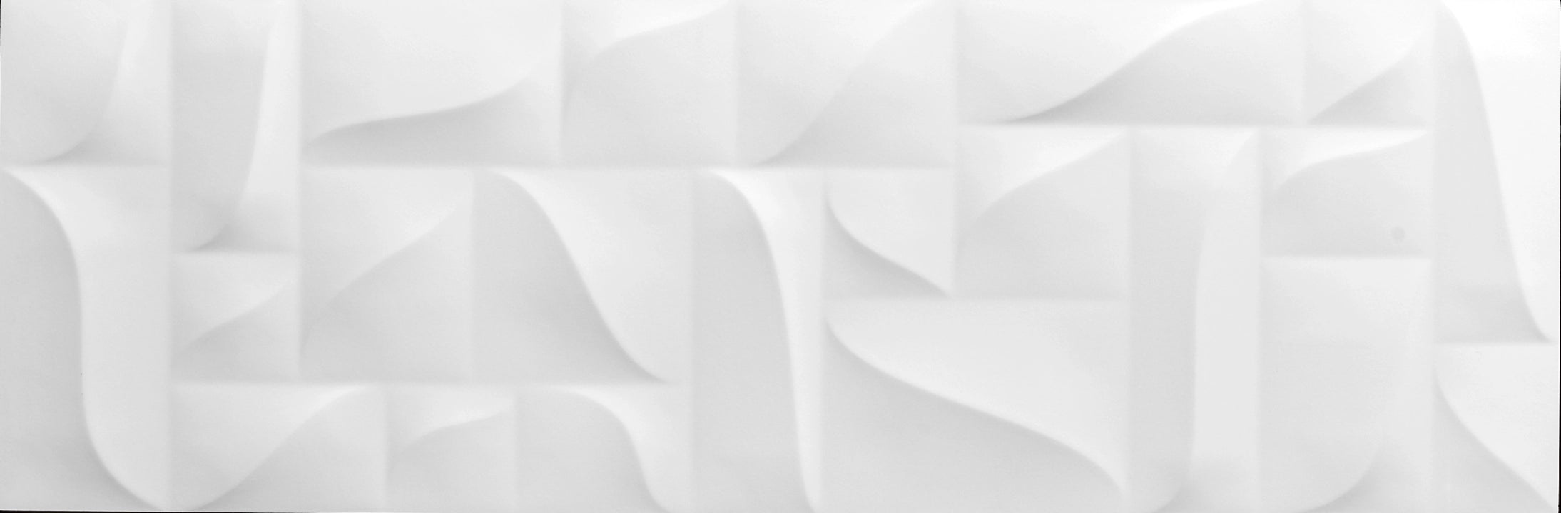 Keraben, Superwhite - KU7PG000 - Superwhite Geometric, Matt, 30x90cm, 10.00mm, Rett.