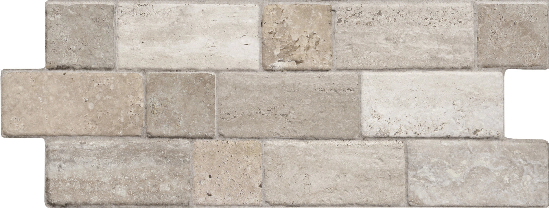 Walls&More by Keradom, Roma - Beige, Naturale, 16x40cm, 10.00mm