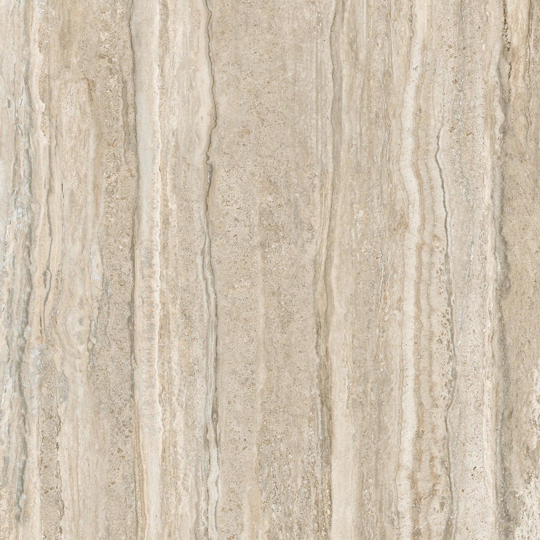 Margres, Endless - Travertino, Polished, 100x100cm, 5.50mm, Rett.