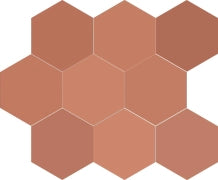 Dune Ceramica, Chicago - Ginger, Matt, 21.5x25cm, 9.00mm