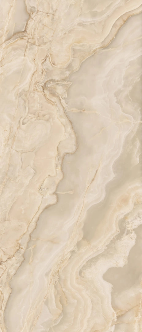La Fabbrica Ava, Onice Iride - 173024 - Ambra, Lappato, 120x280cm, 6.00mm, Rett.