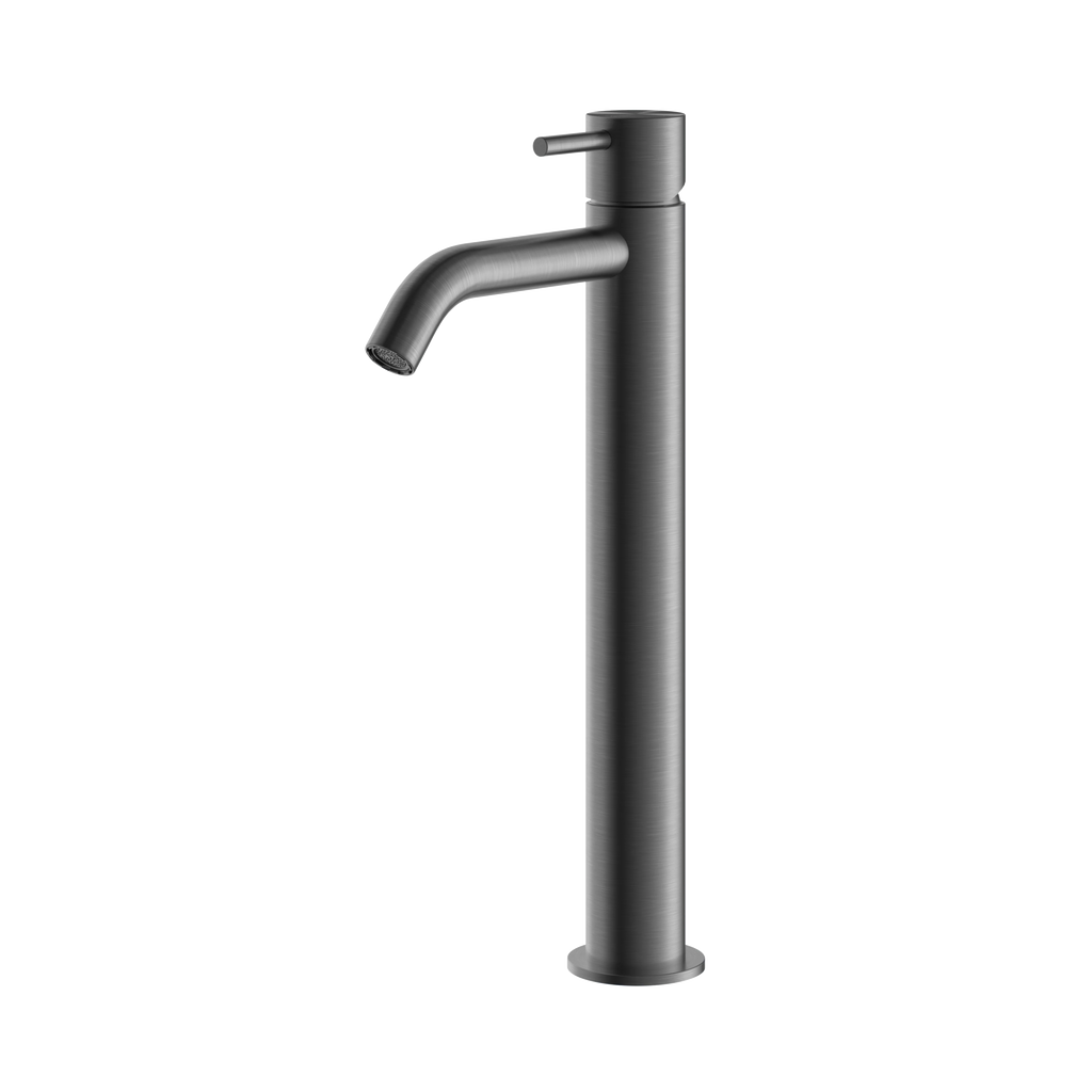 Hotbath Archie AR003H wastafelkraan hoog RVS 316 - Geborsteld Gunmetal PVD