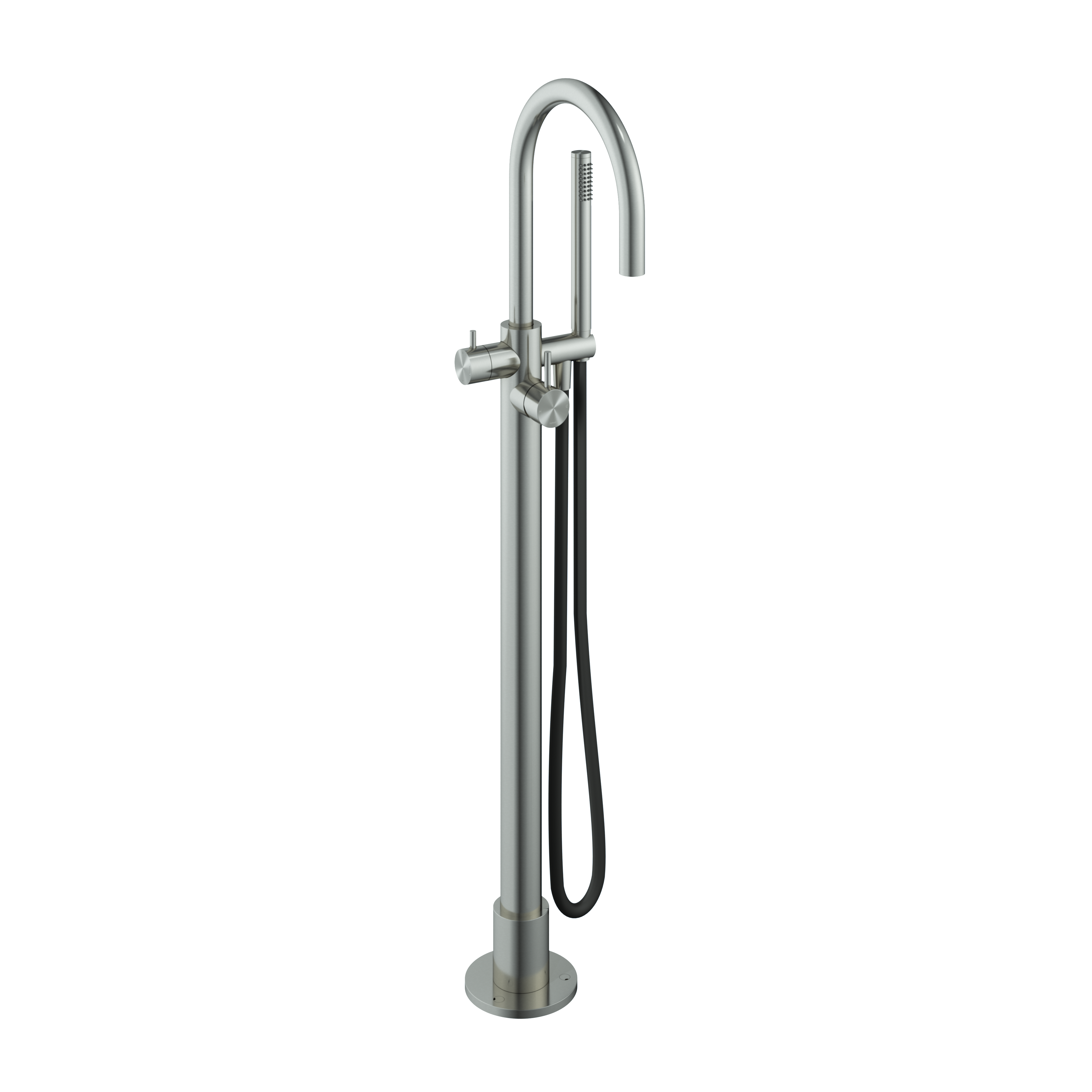 Hotbath Archie AR077EXT afbouwdeel voor vrijstaande badmengkraan RVS 316