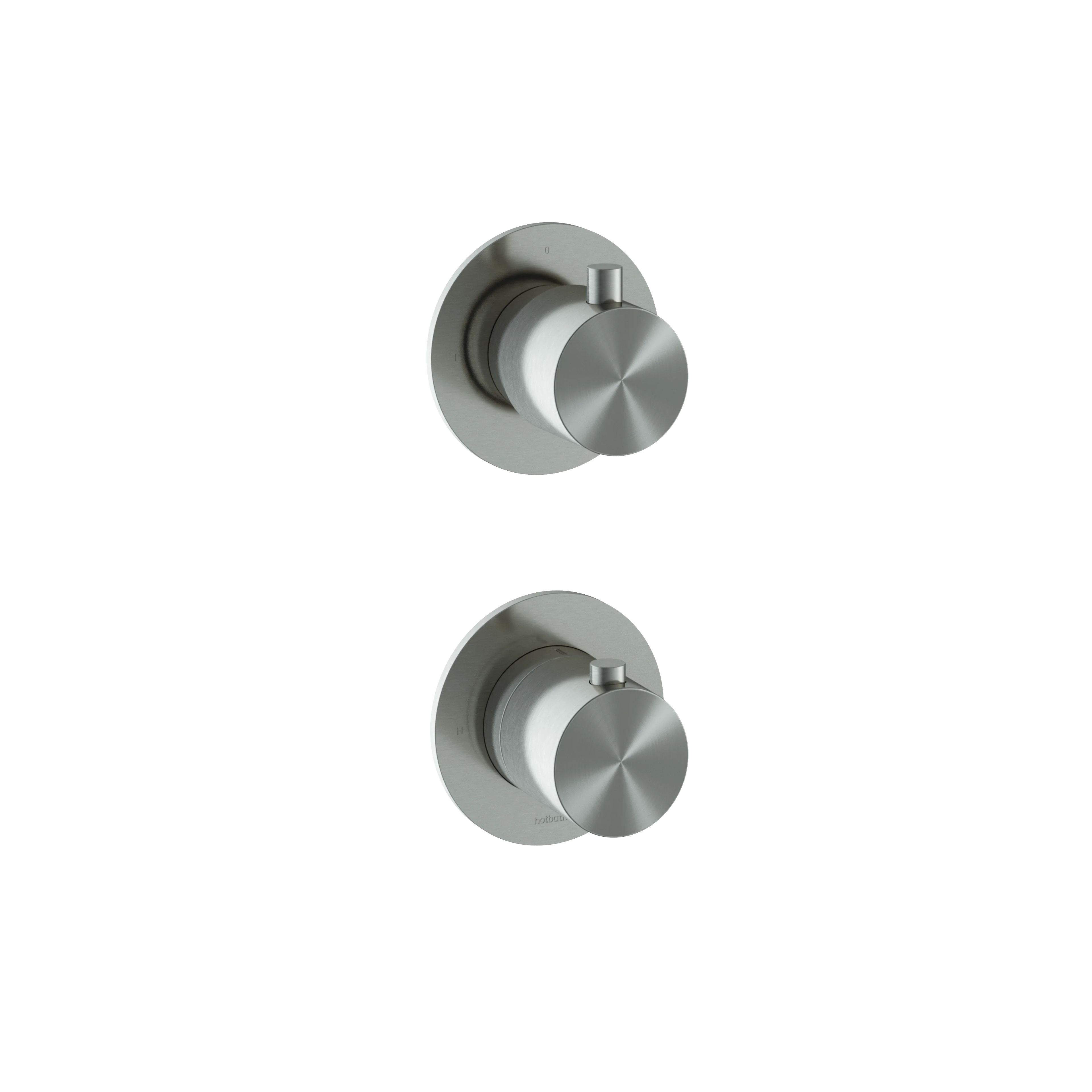 Hotbath Archie AR7009EXT afbouwdeel 2-weg omstel horizontaal/verticaal RVS 316 - RVS
