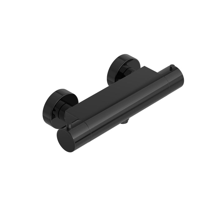 Hotbath Cobber B008 douchethermostaat - Gepolijst Zwart PVD