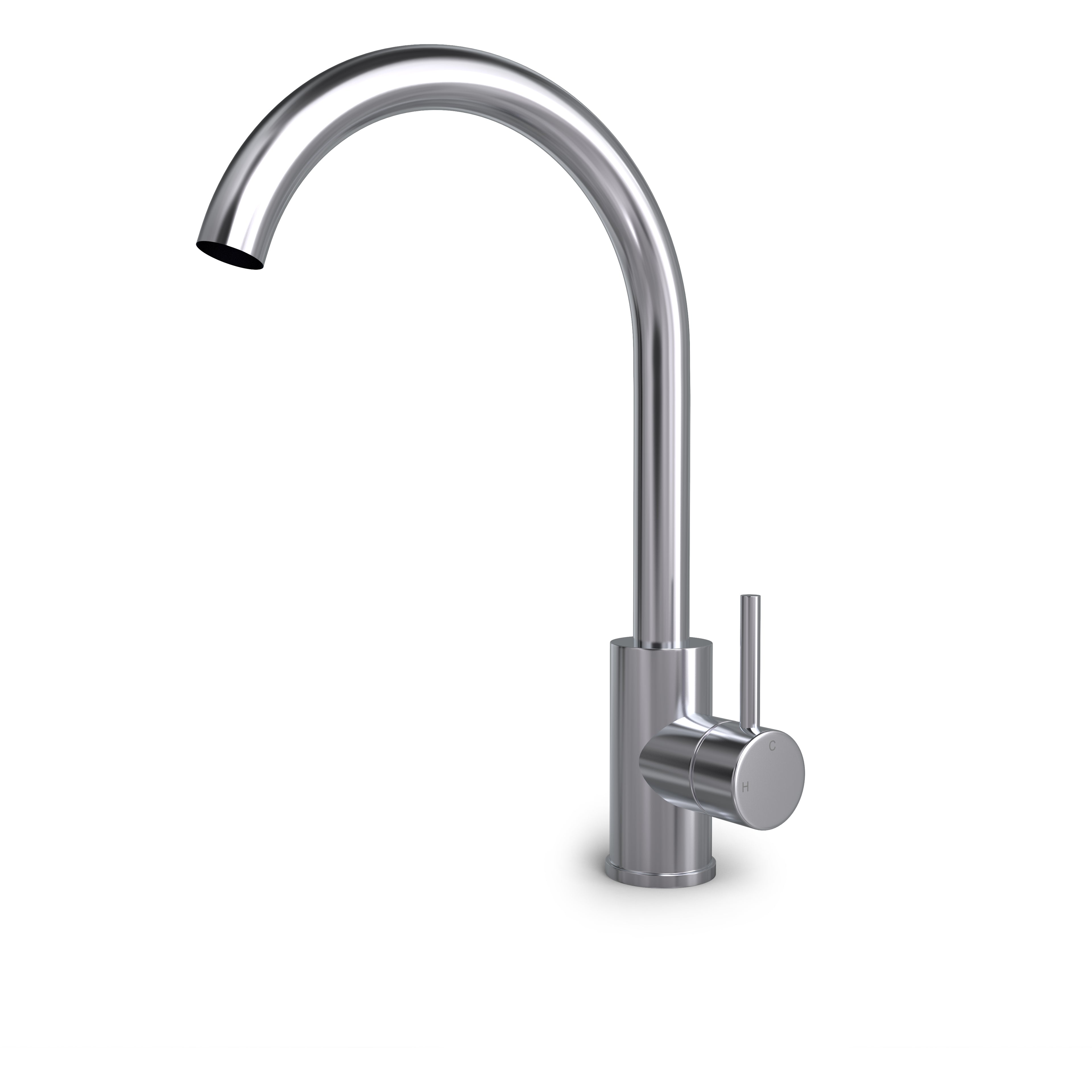 Hotbath Buddy B104 wastafelkraan met draaibare uitloop - Chroom