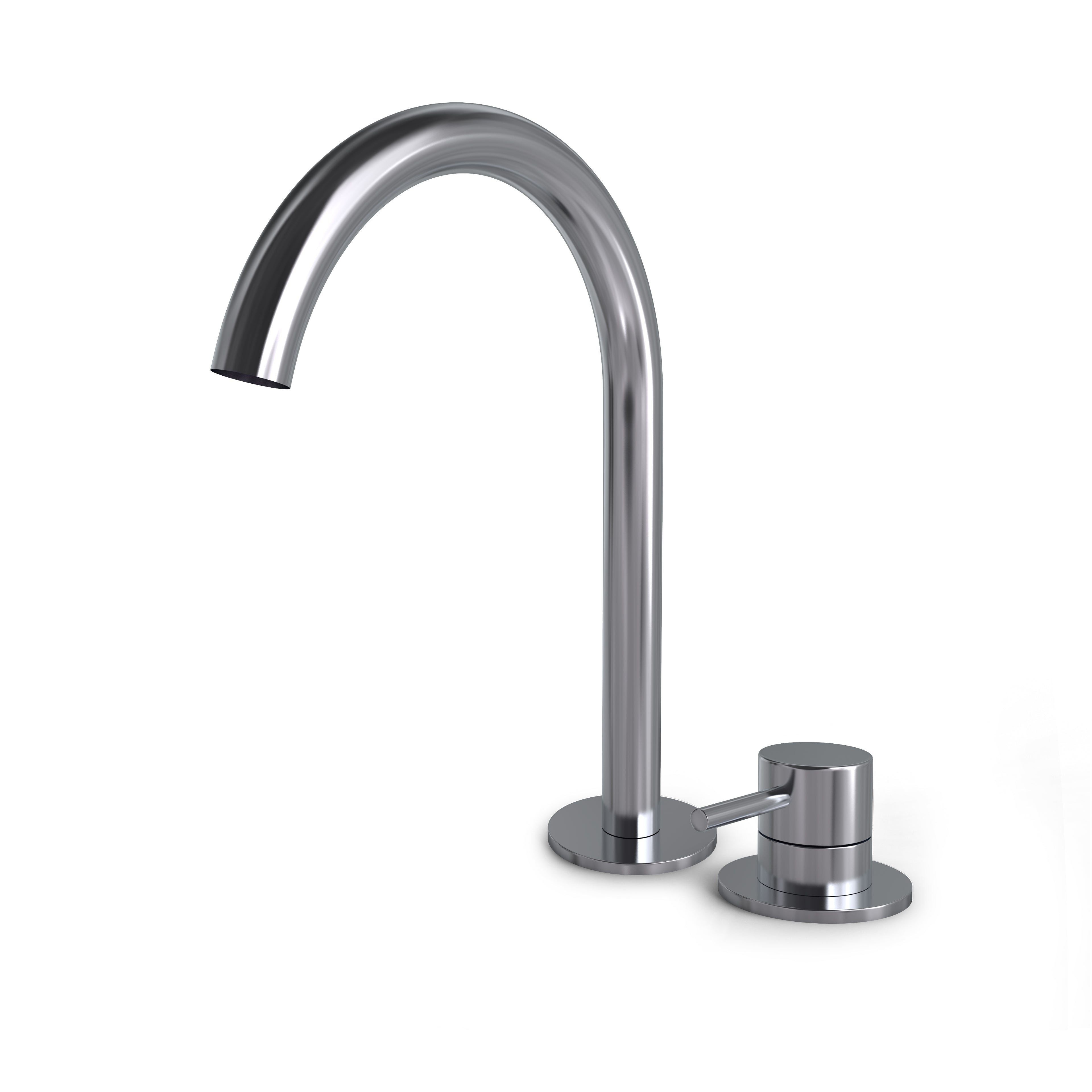 Hotbath Buddy B123H wastafelkraan 2-gats hoog - Chroom