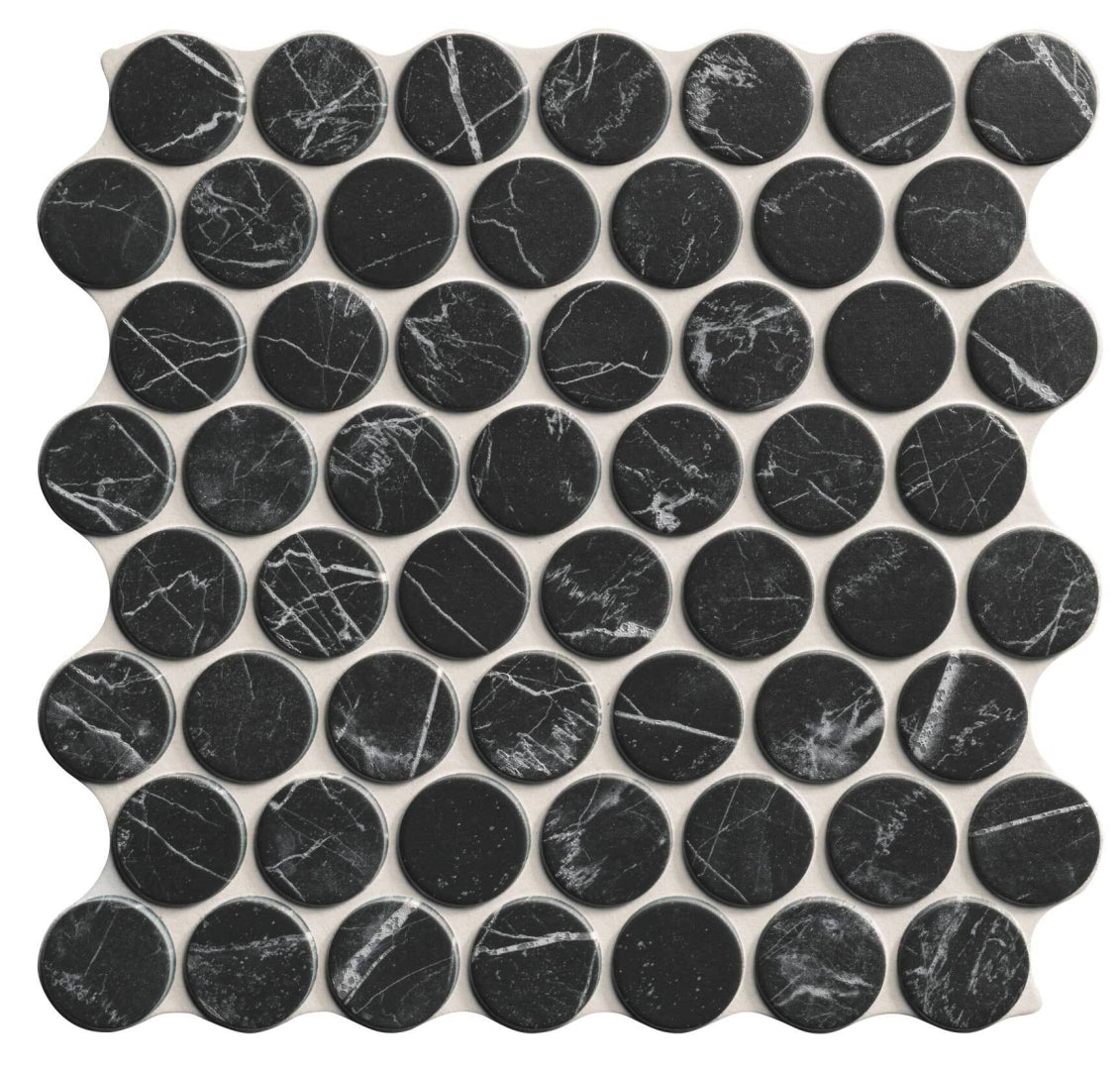 Realonda, Circle - Marquina, Mate, 30.9x30.9cm, 9.00mm