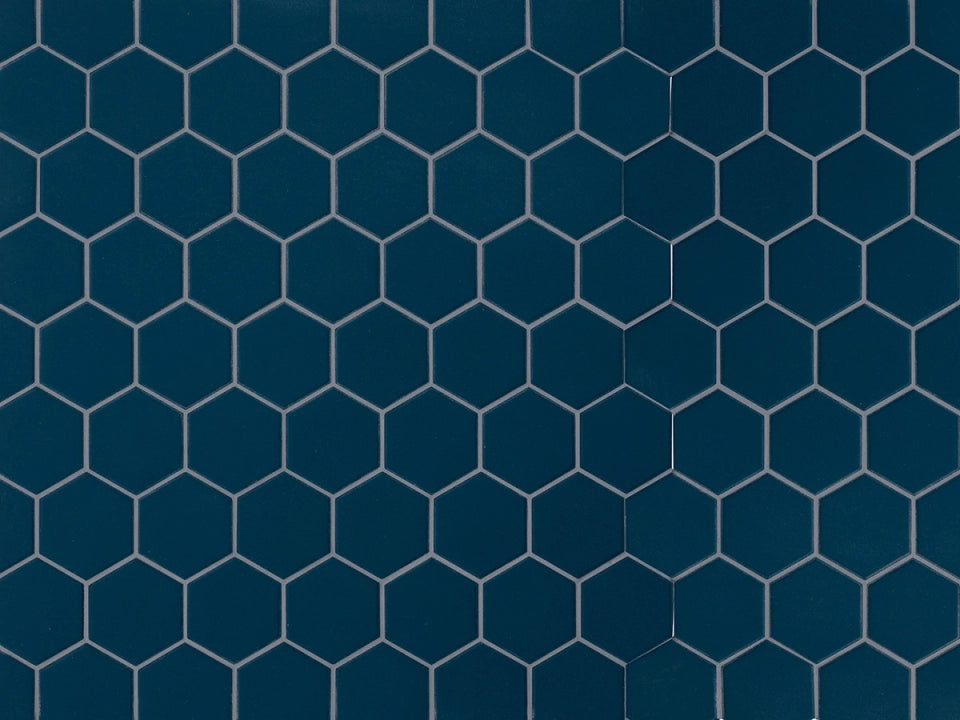 Terratinta Ceramiche, Hexa - Deep Navy, Matt, 14x15cm, 10.00mm, Rett.