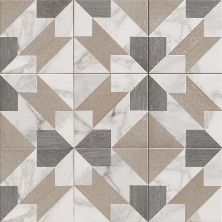 Mainzu, Versailles - Natural, Mate, 20x20cm, 10.00mm
