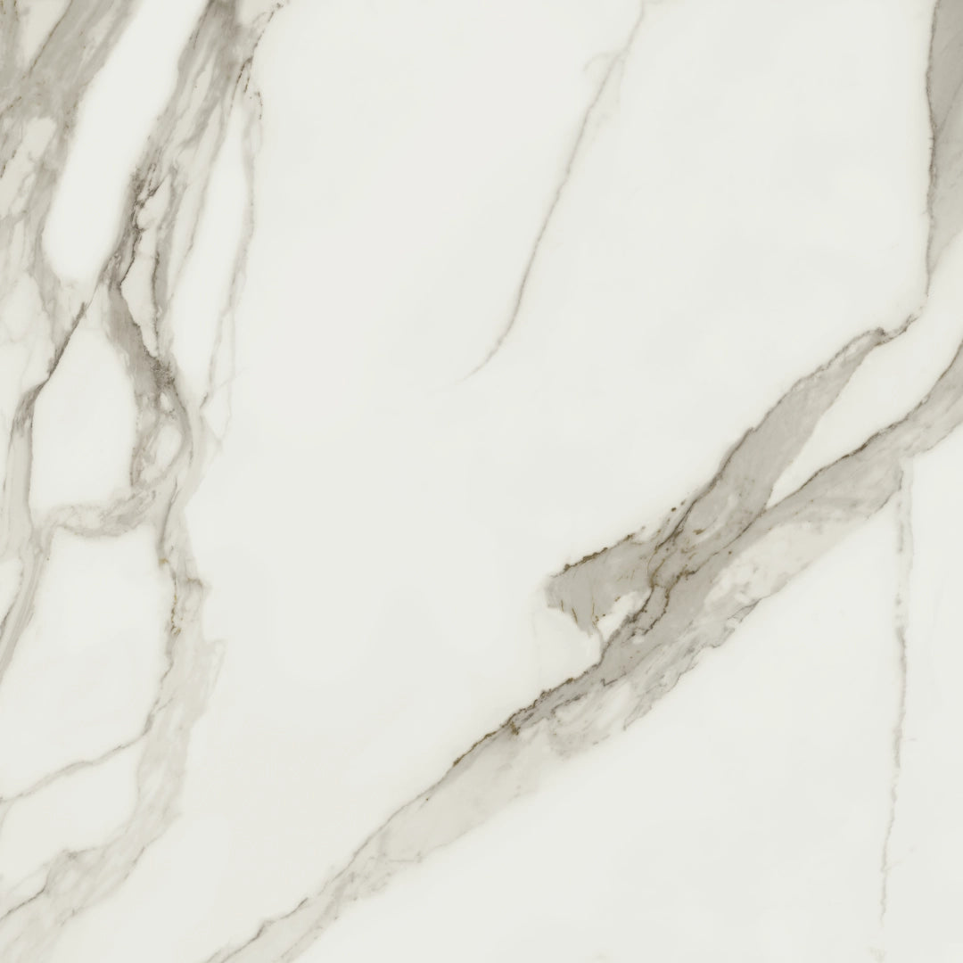 Ceramiche Refin, Prestigio - MP37 - Calacatta, Lucido, 120x120cm, 9.00mm, Rett.