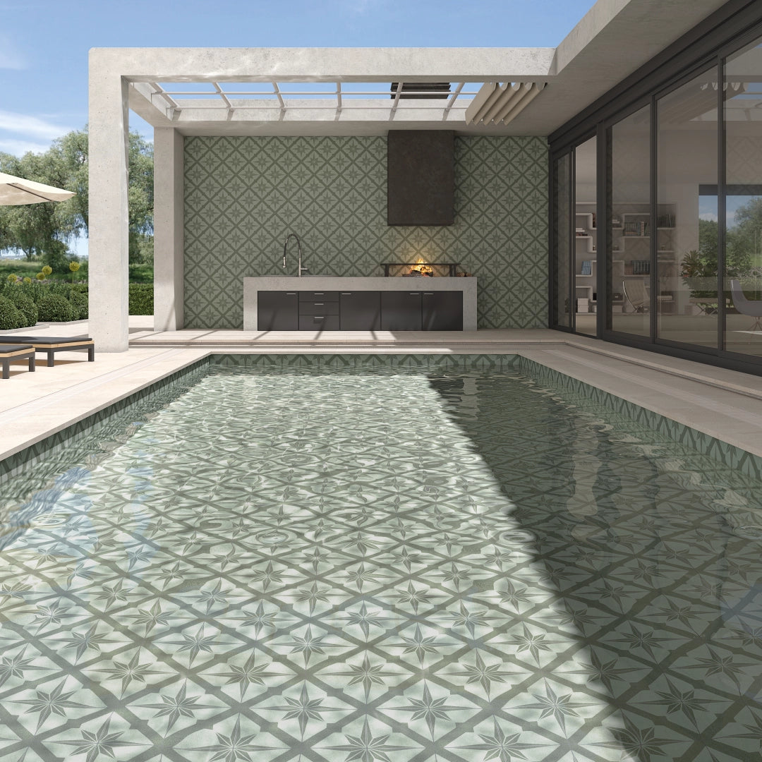 Vives Ceramica, Bali - Turquesa, Antislip, 30x30cm, 8.20mm, Rett.