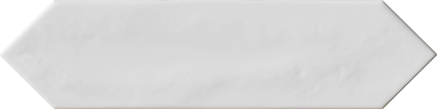 Ceramiche Settecento, Crayons - 167016 - Bright White, Matt, 7.5x30cm, 10.00mm