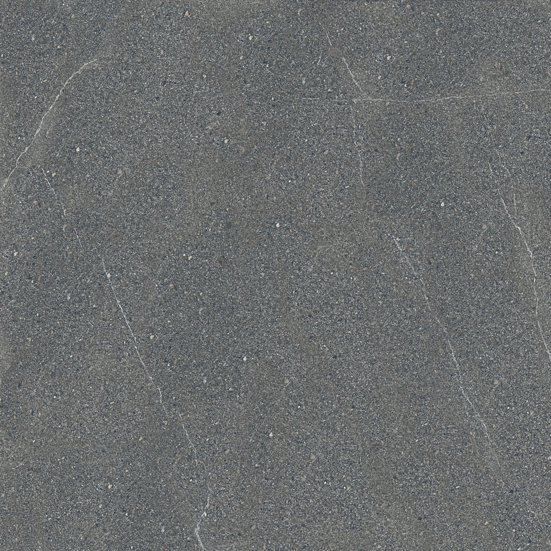 PorcelaniteDos, Cleveland - 1833 - Black, Soft Touch Natural, 100x100cm, 10.00mm, Rett.
