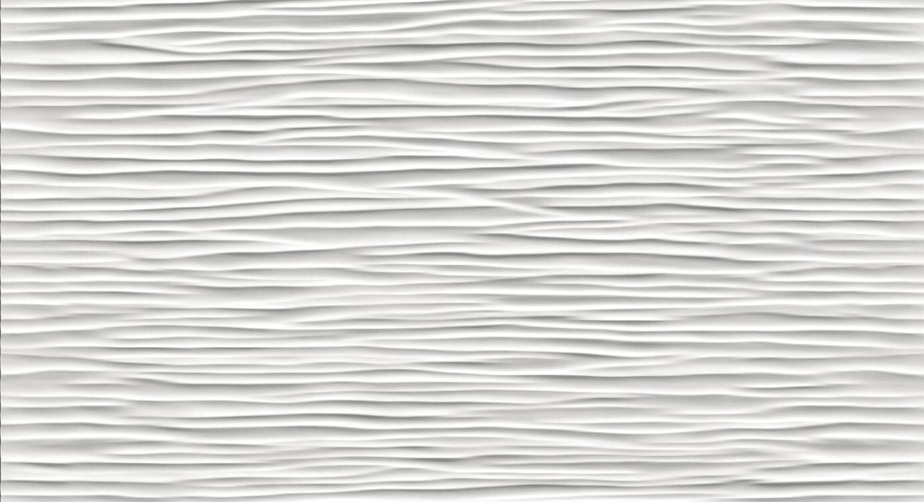 Atlas Concorde, 3d Wall Design - 9D5W - Sinuous 3d Wave, Matt, 30.5x56cm, 9.00mm