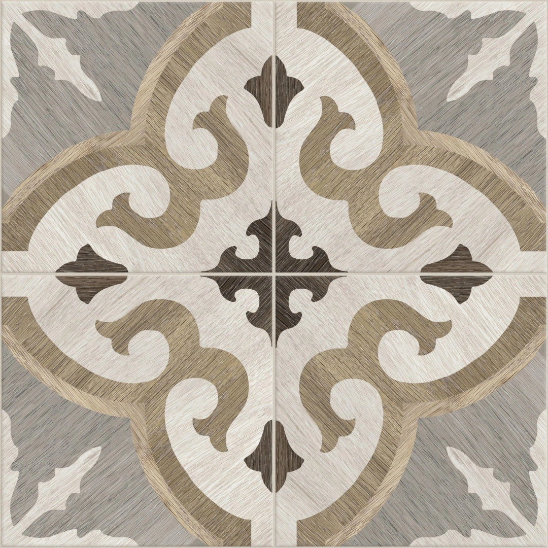 Ceramica Valsecchia, Cementine Home - 2020CEH016 - A6, Naturale, 20x20cm, 8.50mm