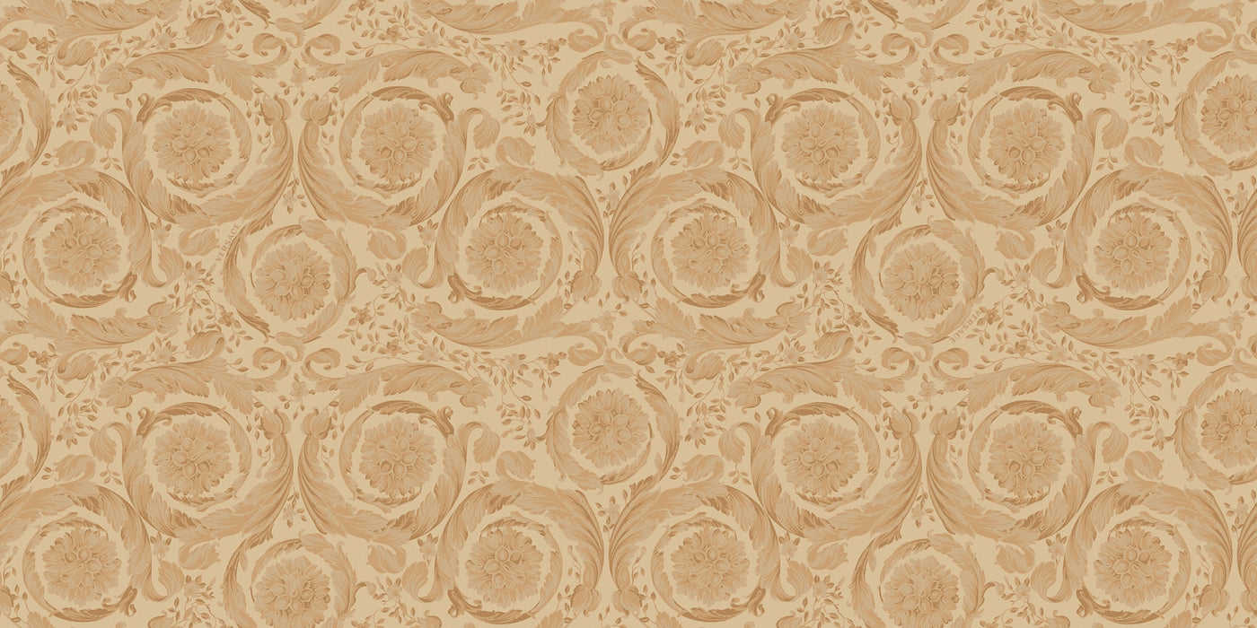 Versace Tiles, Icons - G28321 - Barocco Cream, Naturale, 60x120cm, 10.00mm, Rett.