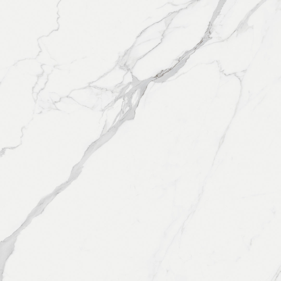 Tuscania Ceramiche, White Marble - Statuario, Lappato, 121x121cm, 9.50mm, Rett.