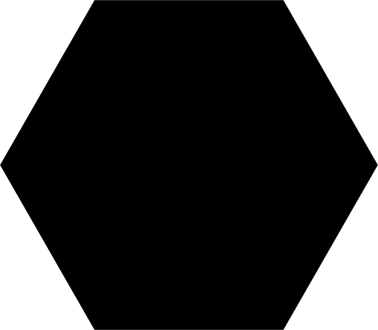 Dune Ceramica, Black&white - 188001 - Black, Matt, 21.5x25cm, 9.00mm