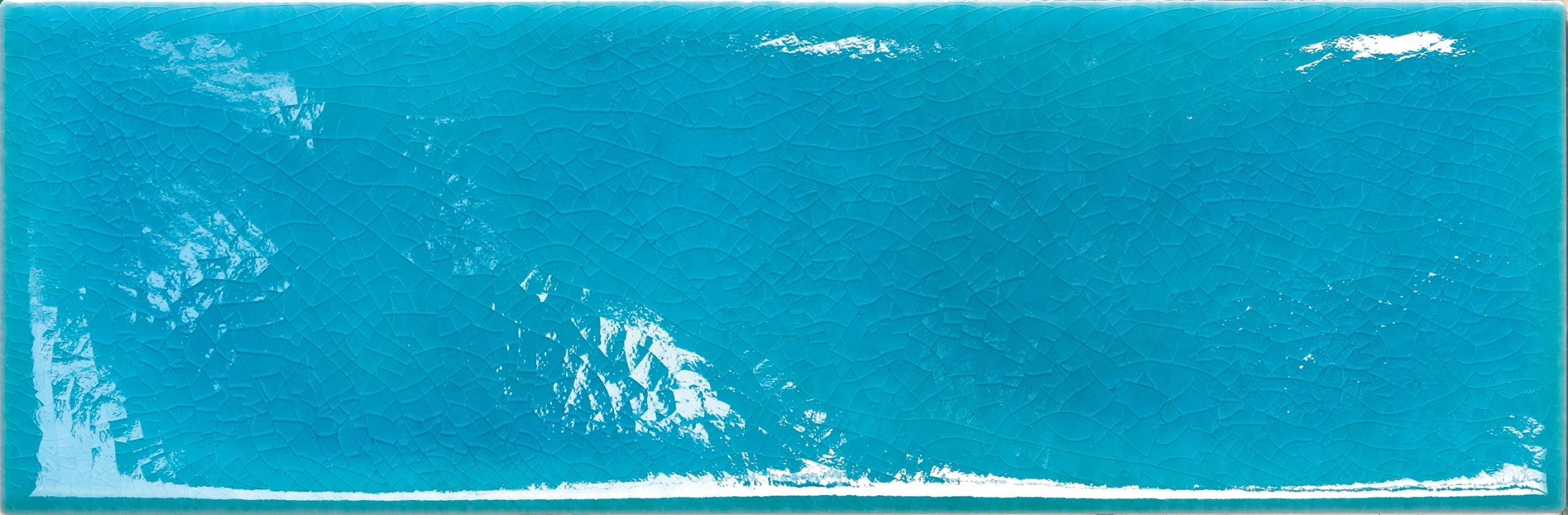 Tonalite, Kraklè - 4613 - Turchese, Lucida, 10x30cm, 8.50mm, Rett.