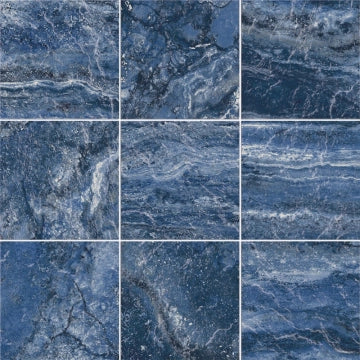 Ceramica Valsecchia, Swimming Planet - Jupiter Blue, Glossy, 15x15cm, 8.50mm, Rett.