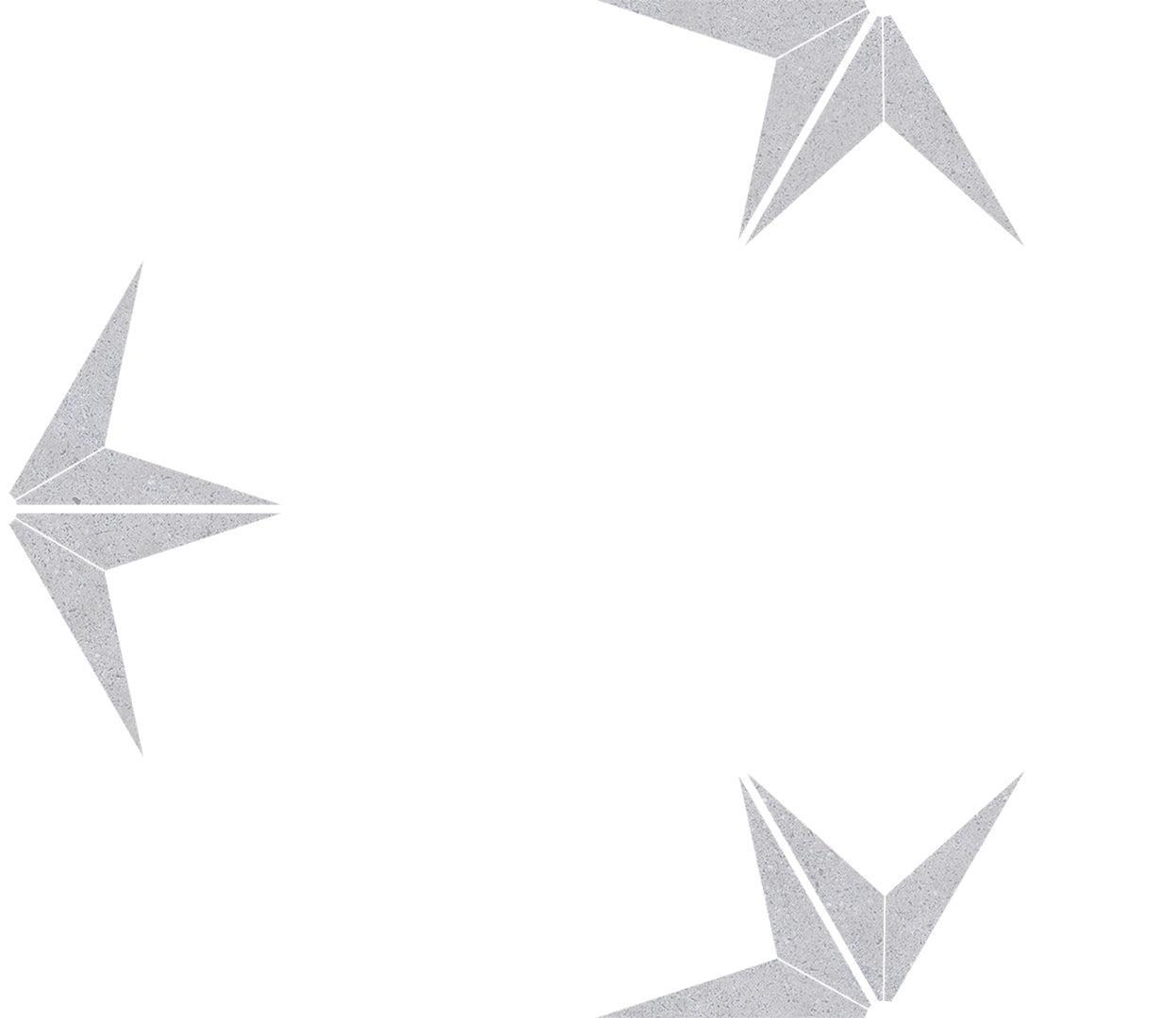 Codicer, Stella - Silver, Naturale, 25x25cm, 10.00mm, Rett.