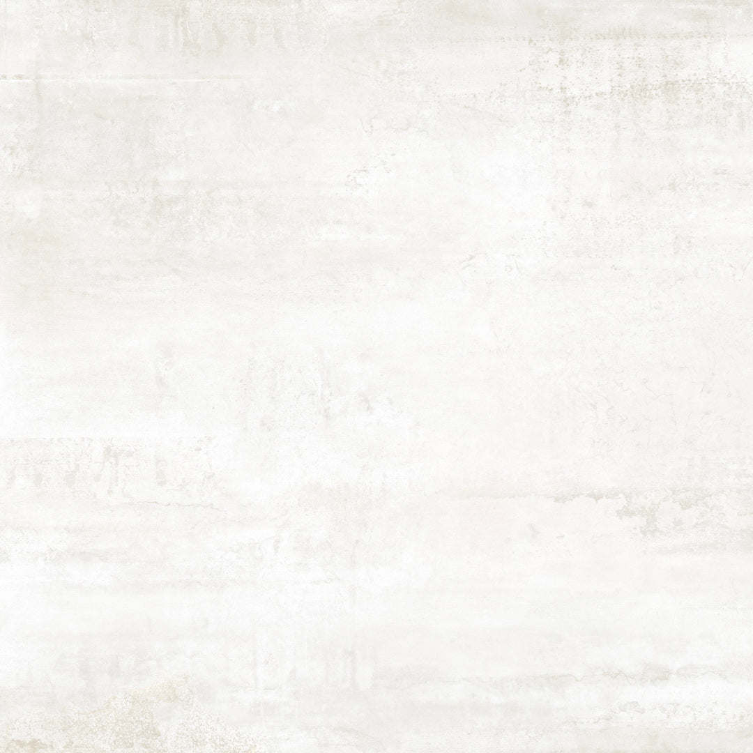 Geotiles, Metal - White, Lappato, 60x60cm, 10.00mm, Rett.