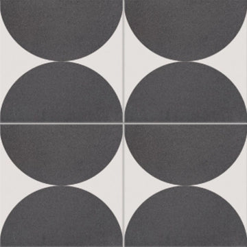 Ceramica Valsecchia, Gemini - 3 Black, Naturale, 15x15cm, 8.50mm, Rett.