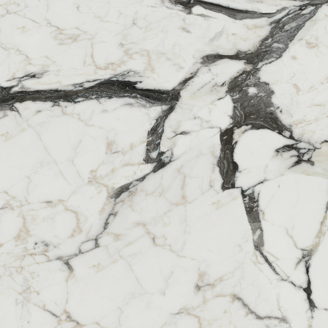 Florim, Les Bijoux - 766366---Calacatta-Altissima,-Glossy-,-80x80cm,-9.00mm,-Rett.