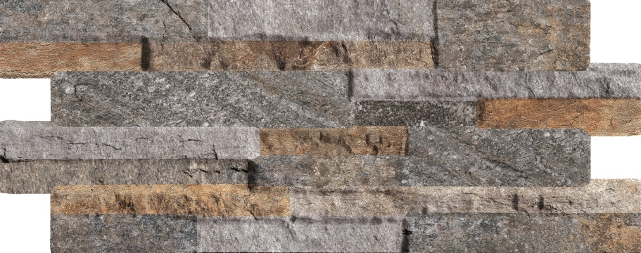 Novabell, Brickup - BKP 014 - Ocean Mix Quartzite, Natural, 16x40cm, 9.00mm