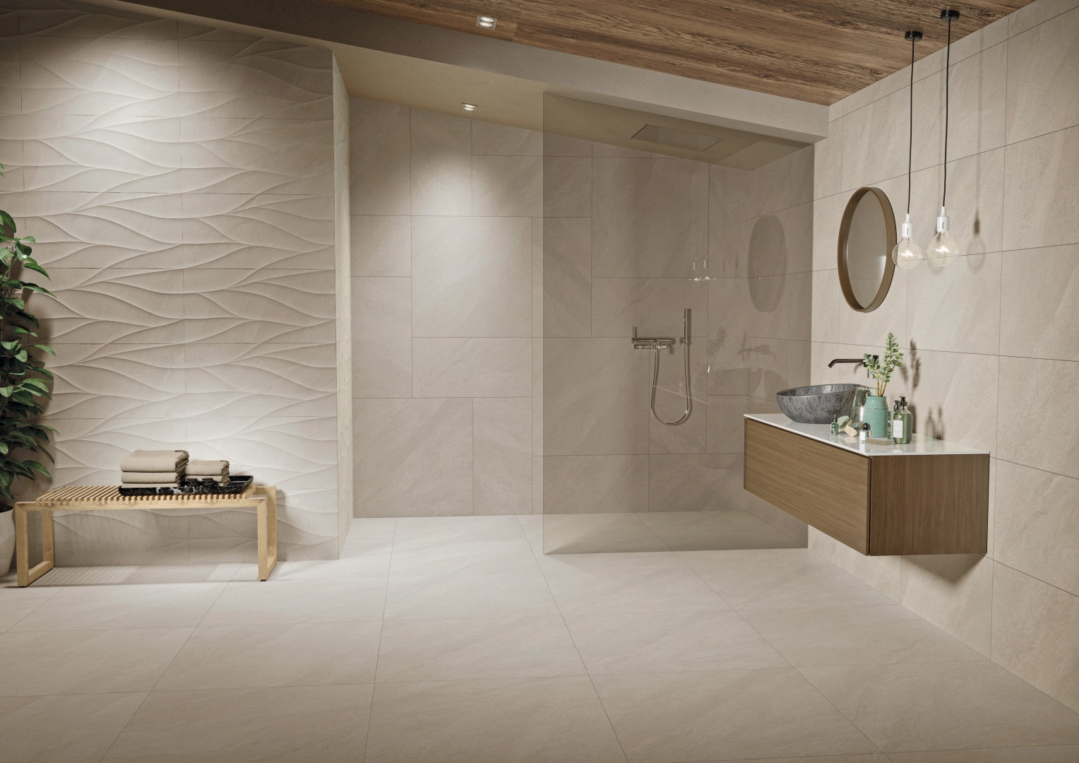 Armonie Ceramiche, Hurricane - 447046 - Silver, Naturale, 33.3x100cm, 10.00mm, Rett.