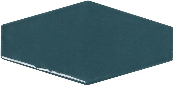 Carmen Ceramica, Harlequin - Navy, Brillo, 10x20cm, 8.20mm, Rett.