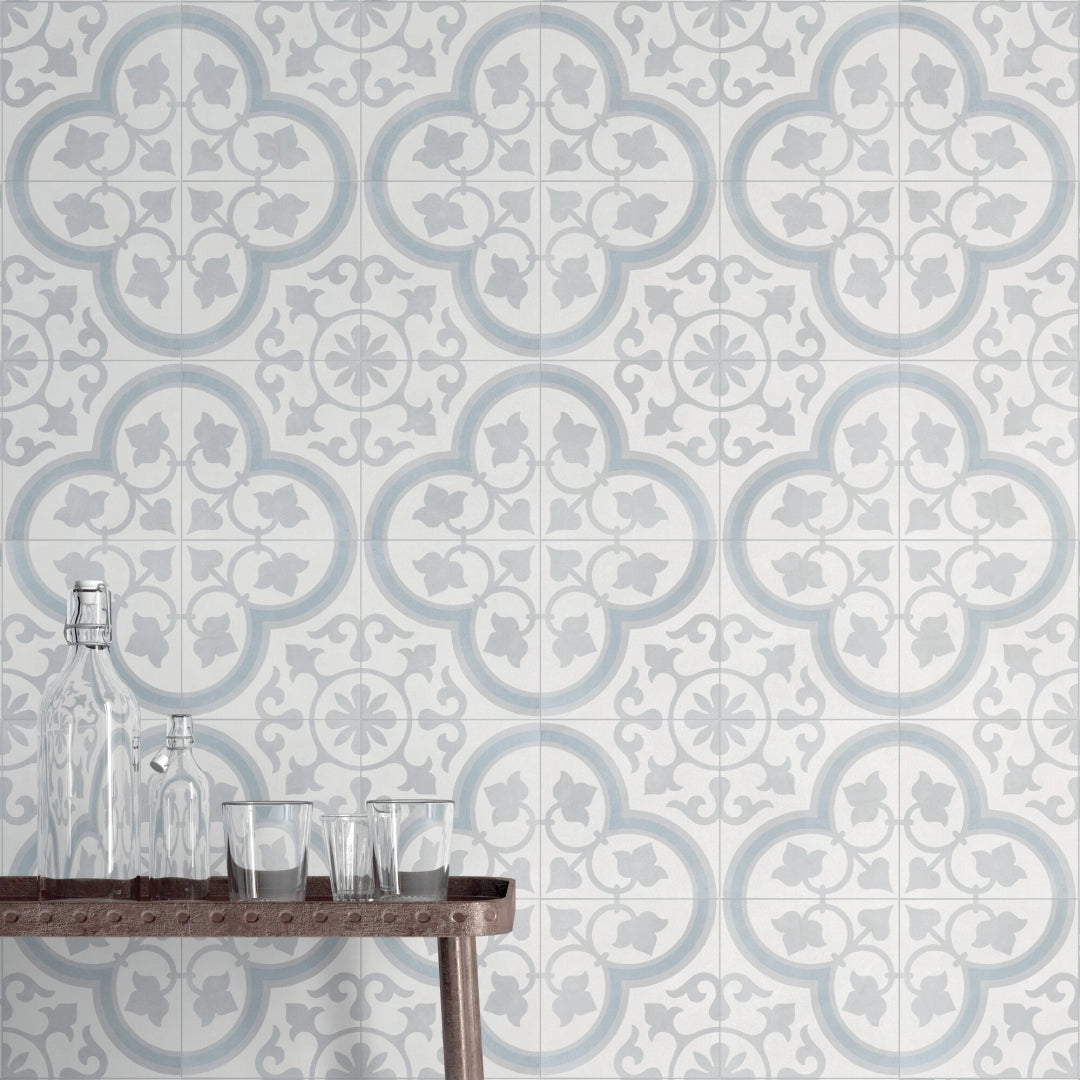 Harmony Inspire, Havana - White Flower, Matt, 22.3x22.3cm, 10.00mm, Rett.