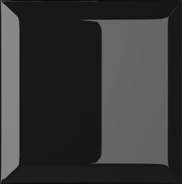 Ceramica Vogue, Bisello - RAL 9003 - Nero, Lucida, 10x10cm, 7.00mm
