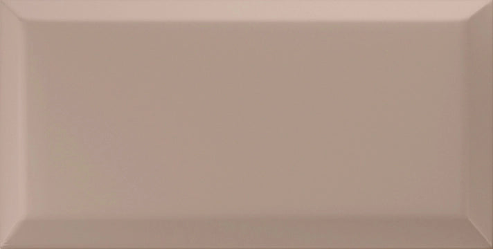 Ceramica Vogue, Bisello - RAL 7044 - Tortora, Satinada, 10x20cm, 7.00mm